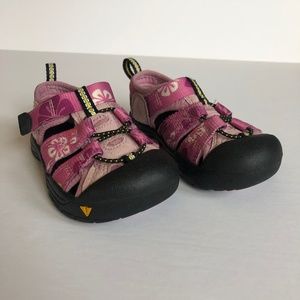Keen Toddler Pink Floral Newport H2 Sandals